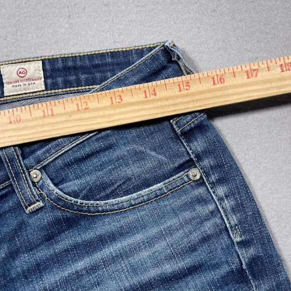 AG Adriano Goldschmied The Stilt Roll Up Cigarette Jean size 26‎ Straight Leg - Picture 5 of 10